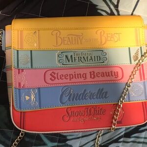 Loungefly Princess crossbody book purse